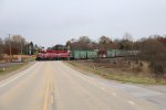 Splitting County Road E, L593 comes in to Beaver Dam